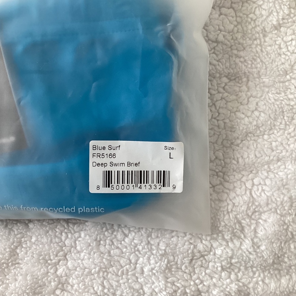 NWT Blue Surf Deep Swim Brief by Todd Sanfield - Picture 5 of 5